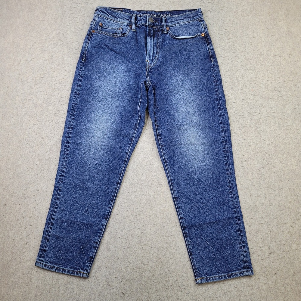 American Eagle Loose Flex Jeans Mens 28x26 Blue Medium Wash Stretch Denim